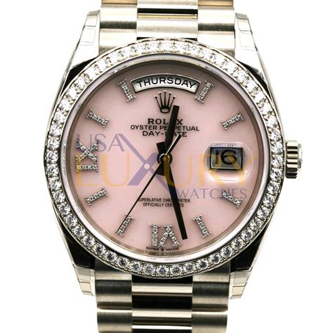 womens diamond studded rolex|Rolex day date diamond bezel.